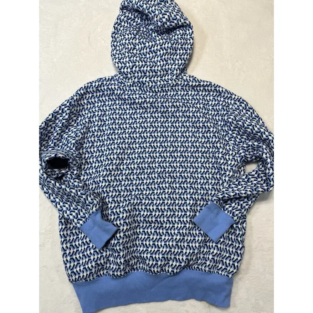 Nike Sportswear Blue& White Phoenix Fleece x Nike United Oversized Hoodie XS